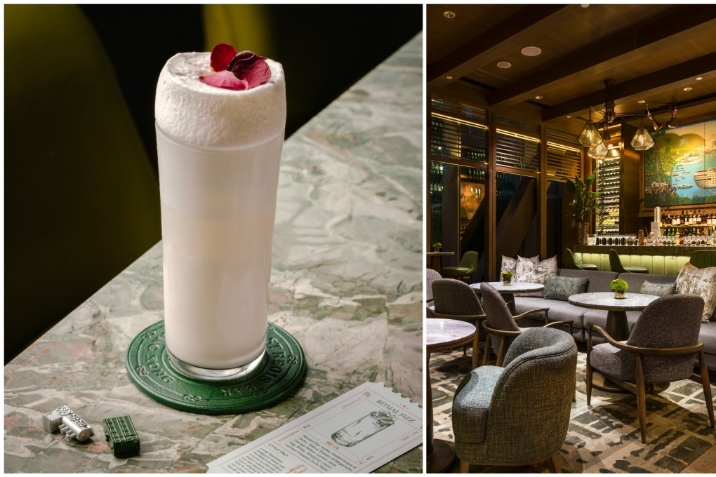 Ritual Fizz from St Regis Bar Hong Kong’s new menu, Tickets to Ride on Trains & Trams. Photos: Handout