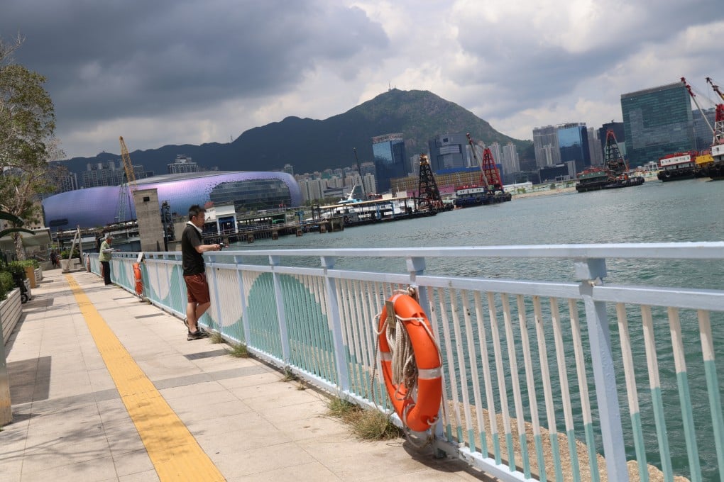 A man was arrested for allegedly pushing a nine-year-old boy into the sea at Hung Hom. Photo: Jelly Tse