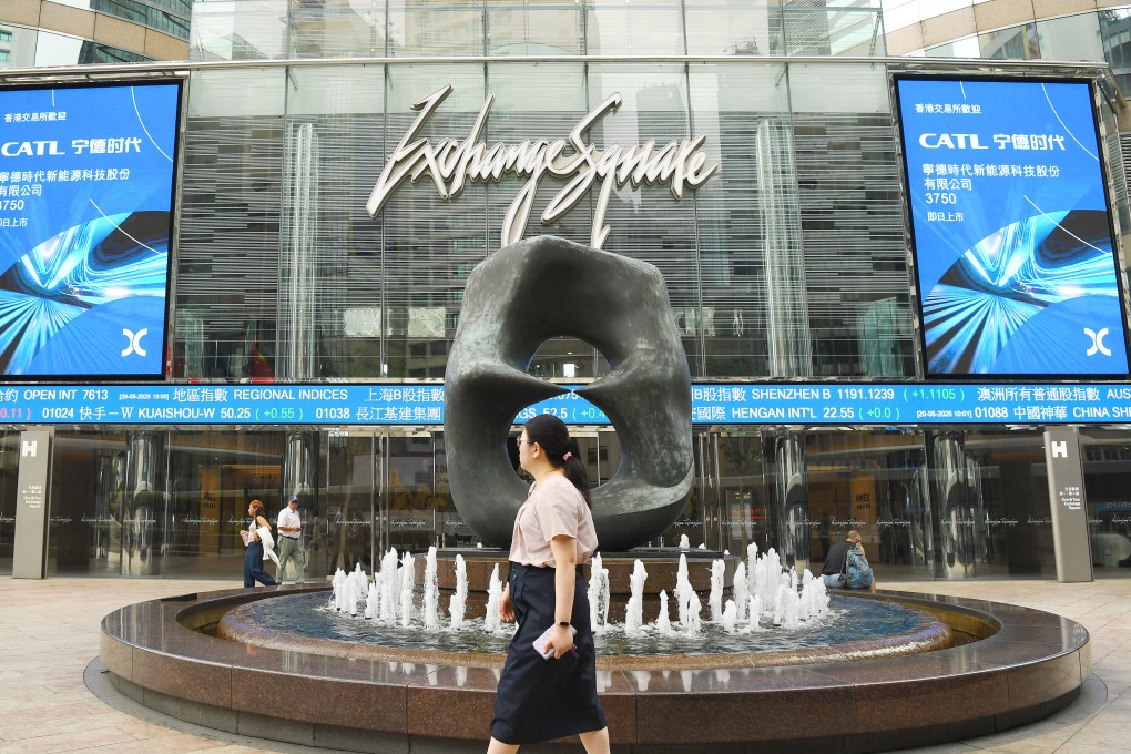 Exchange Square in Central, Hong Kong. Photo: Xinhua