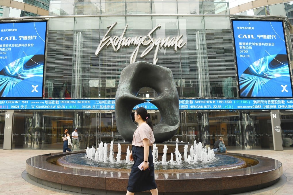 Exchange Square in Central, Hong Kong. Photo: Xinhua