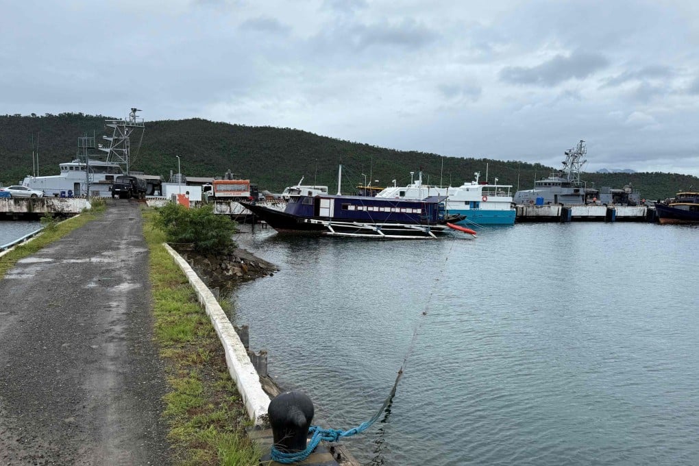 The Oyster Bay naval facility in Palawan province, west of Manila. The US Navy plans to build a boat repair facility for smaller craft at the site. Photo: AFP