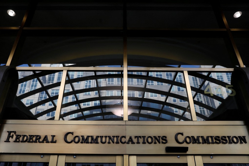The headquarters of the Federal Communications Commission uiis seen in Washington in August 2020. Photo: Reuters