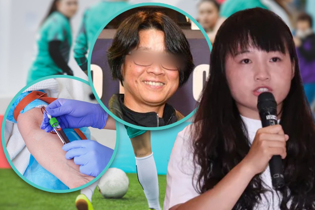 A football coach in Taiwan has been accused of forcing students to give blood in return for academic credits. Photo: SCMP composite/Shutterstock/Yahoo/YouTube
