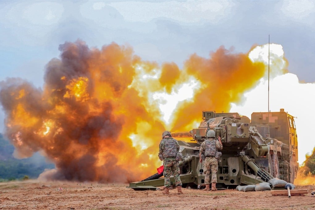 As Taiwan stages its biggest ever Han Kuang military exercise, the PLA’s Eastern Theatre Command on Thursday provided the latest detailed update about its own corresponding “synergistic” drills in the region. Photo: Handout