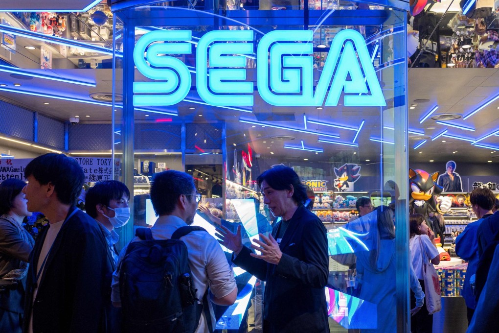 People attend the opening ceremony of Japanese video game and entertainment company Sega’s first flagship merchandise store in Japan, in Tokyo’s Shibuya district, on July 16, 2025. Photo: AFP