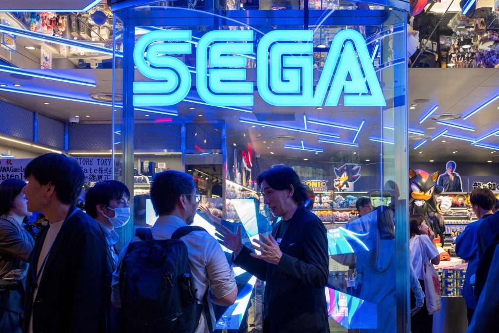 People attend the opening ceremony of Japanese video game and entertainment company Sega’s first flagship merchandise store in Japan, in Tokyo’s Shibuya district, on July 16, 2025. Photo: AFP