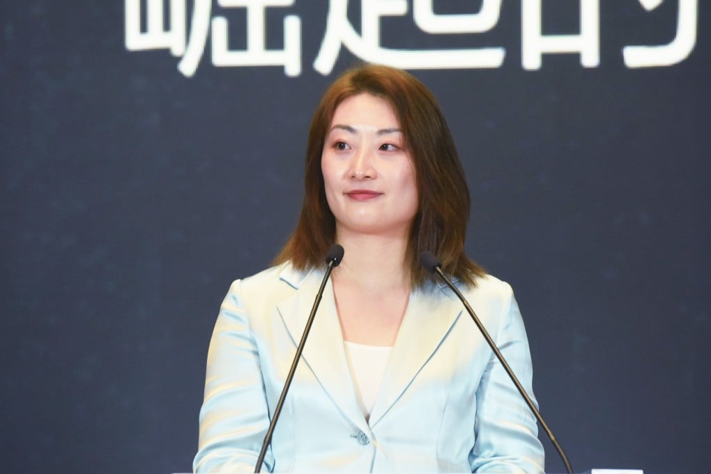 Kelly Zong Fuli speaks at a business forum in Hangzhou, in east China’s Zhejiang province, in 2020. Photo: Getty Images