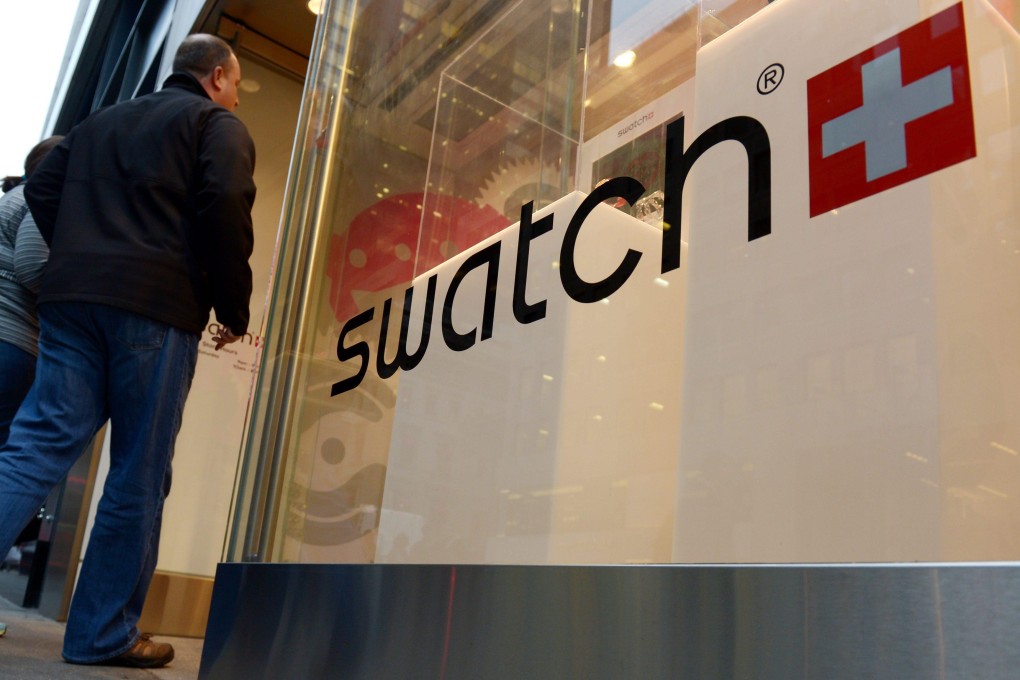 A Swatch store in New York. Photo: EPA