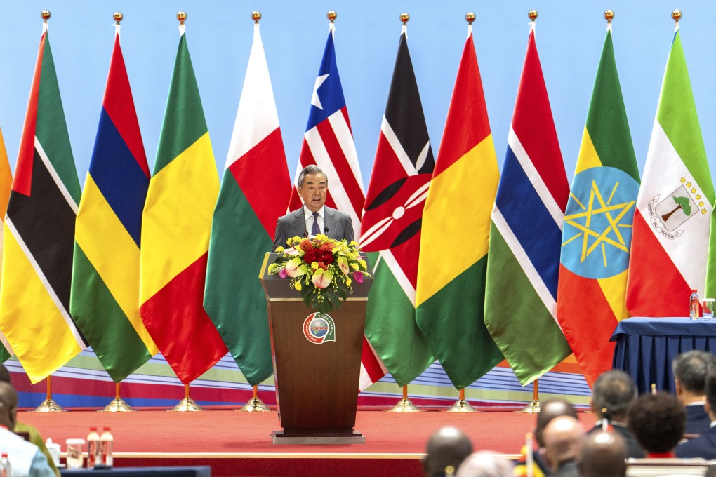 Chinese Foreign Minister Wang Yi addresses a ministerial meeting of the Forum on China-Africa Cooperation (FOCAC) in Changsha, Hunan province, on June 11. Wang noted that trade had surged nearly 30-fold while Chinese investment had grown almost 100-fold since the strategic dialogue mechanism was set up in 2000. Photo: Xinhua