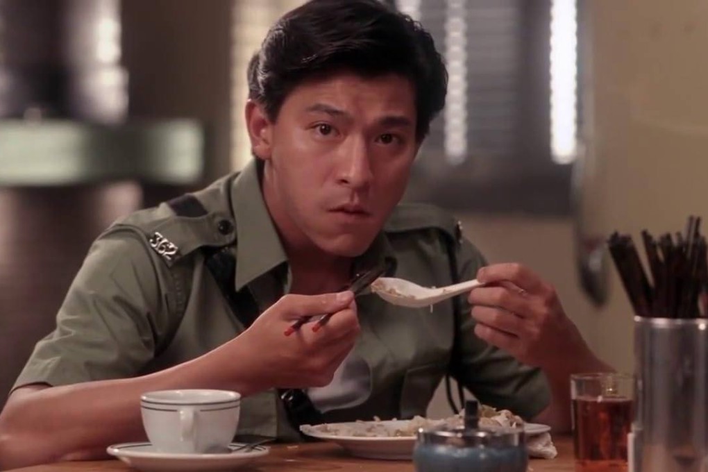 Andy Lau in a still from Lee Rock, Lawrence Lau’s 1991 biography of Hong Kong cop Lui Lok that paid homage to Francis Ford Coppola’s classic gangster movie The Godfather.