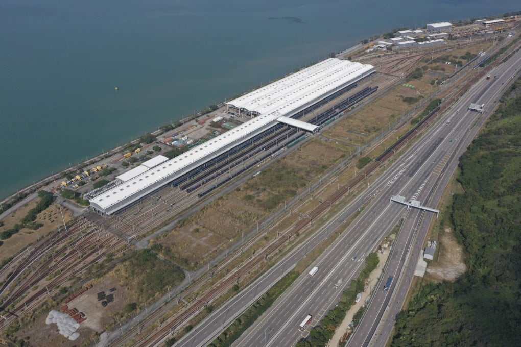 MTR’s Siu Ho Wan Depot. Foundation works were suspended on Tuesday when five checkpoints on the section of the Tung Chung line railway track near the depot recorded “upheaving”. Photo: Sam Tsang