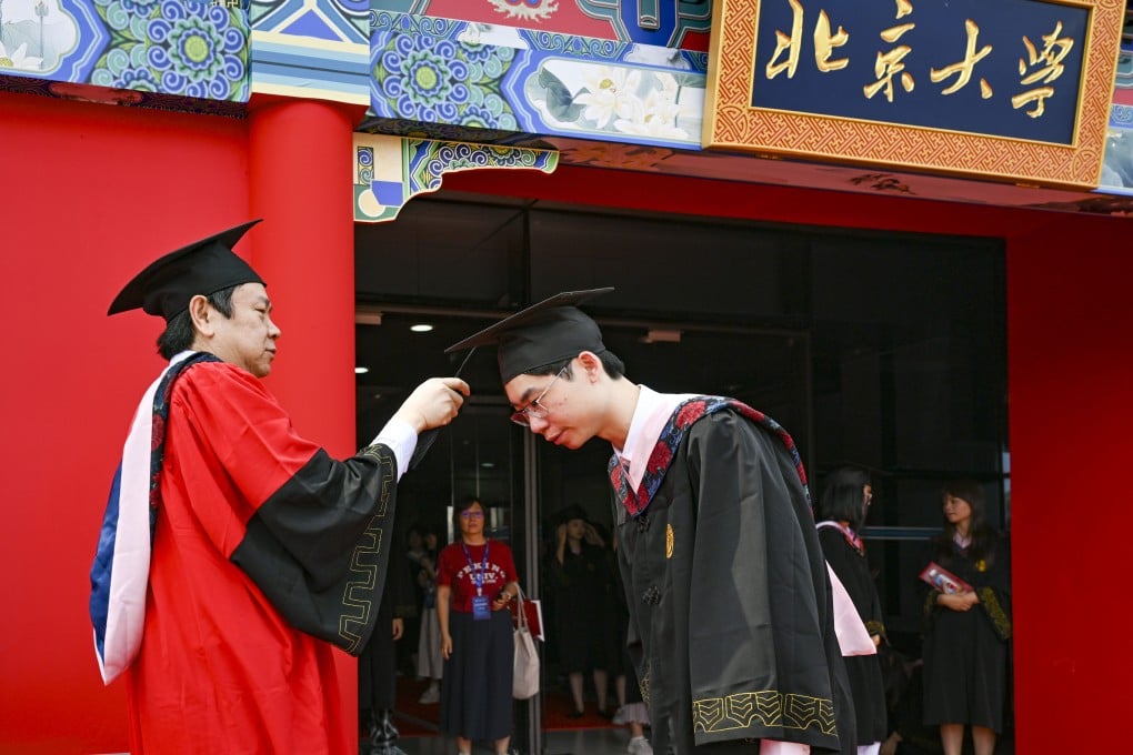 A record crop of graduates is preparing to enter China’s job market as the country’s youth unemployment rate remains high. Photo: Xinhua