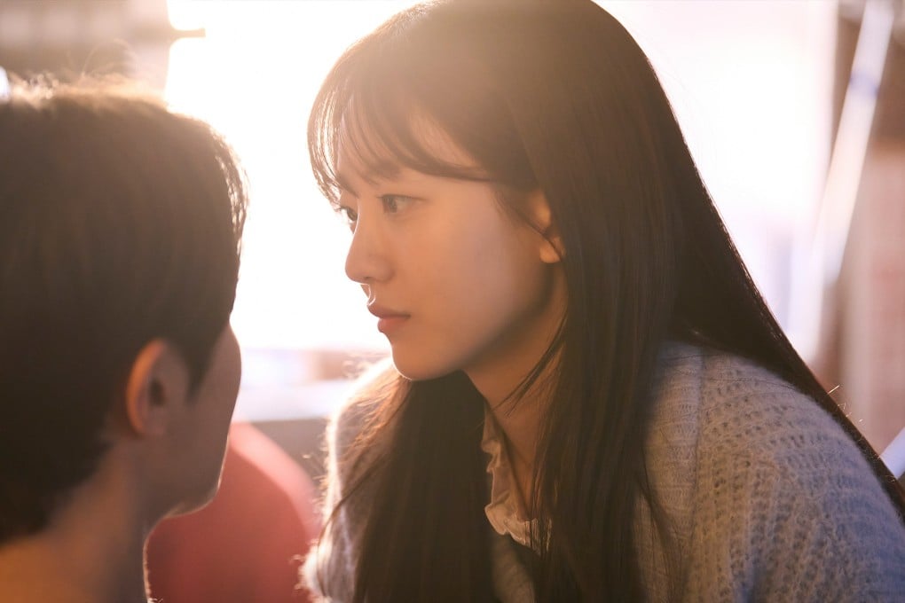 Cho Yi-hyun in a still from Head Over Heels, a new Korean drama on Prime Video that also features Choo Young-woo, Cha Kang-hoon and Choo Ja-hyun.