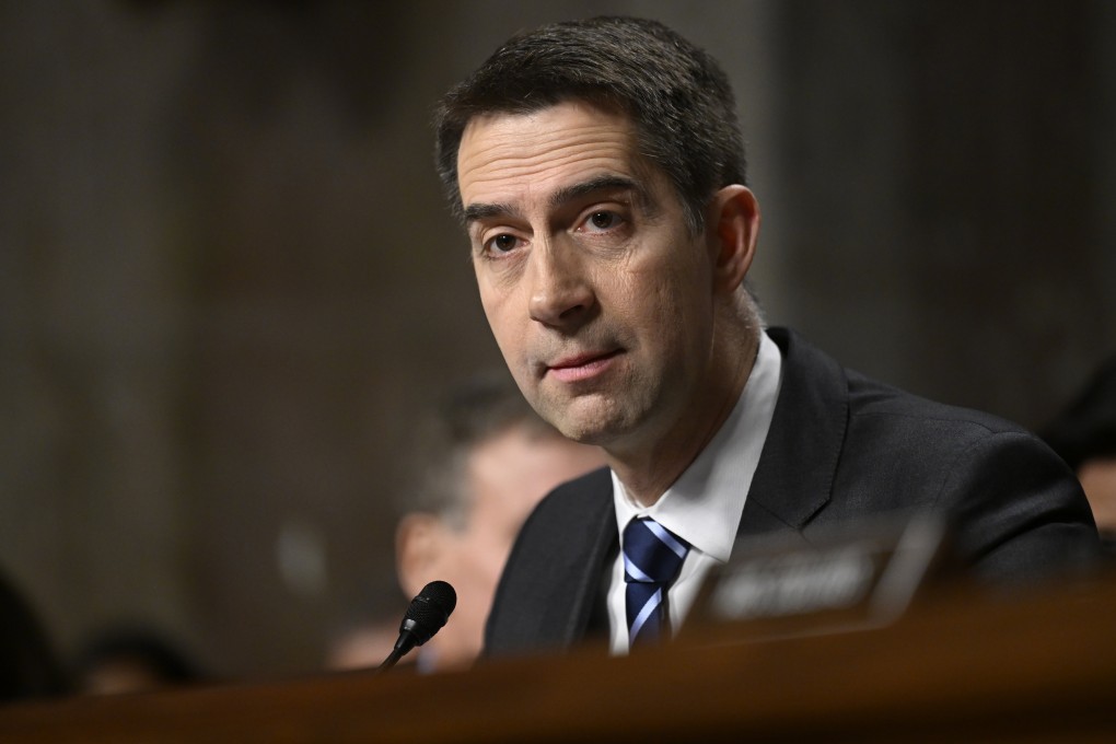 Tom Cotton, Chairman of the Senate Intelligence Committee, speaks at the US Capitol in January. Photo: AP