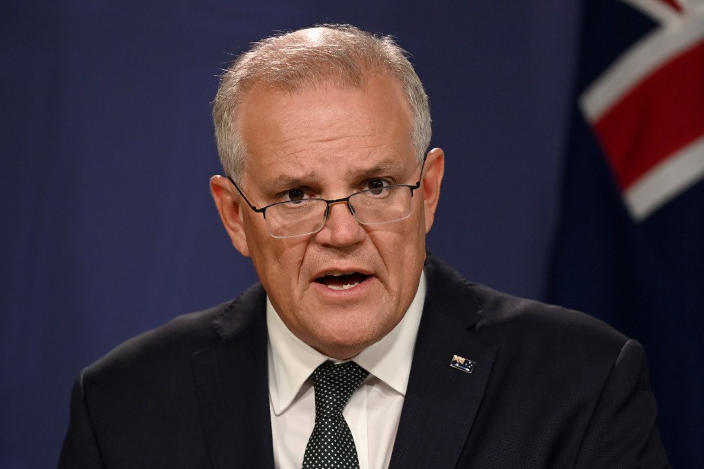 Australian Prime Minister Scott Morrison will discuss China’s economic coercion tactics before a US House panel, focusing on strained Australia-China relations and recent trade tensions. Photo: EPA-EFE