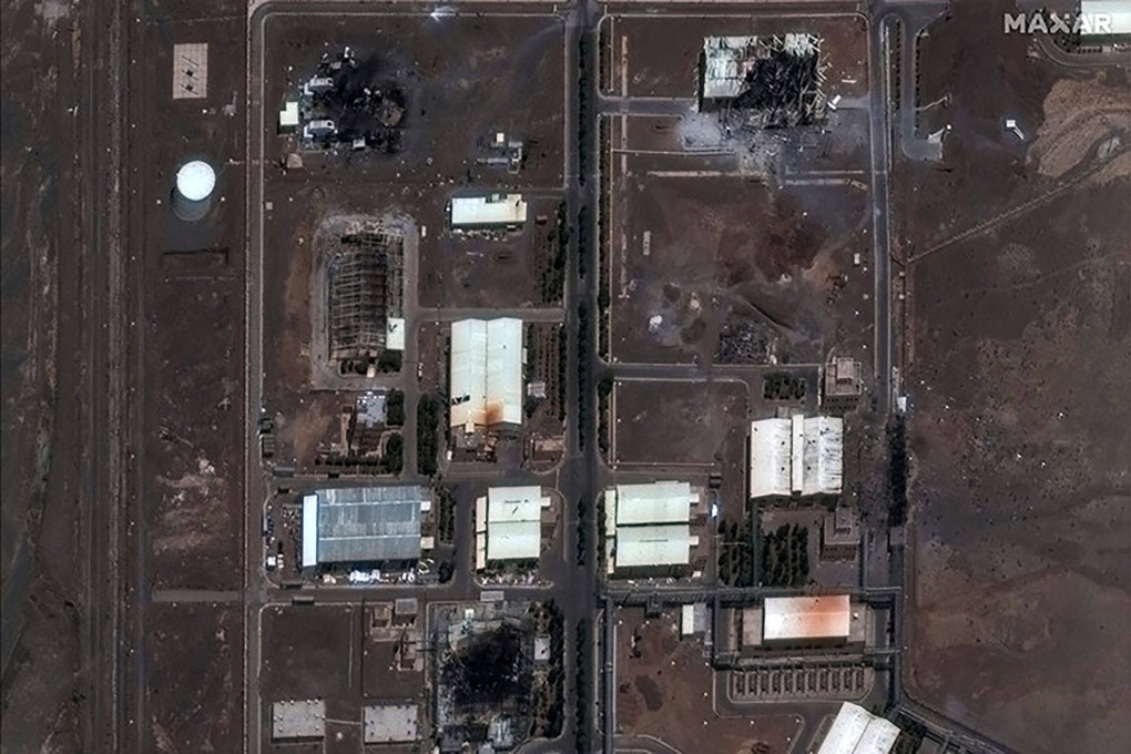 Natanz nuclear facilities near Ahmadabad in Iran, after an Israeli strike in June. Photo: AFP/Satellite image ©2025 Maxar Technologies
