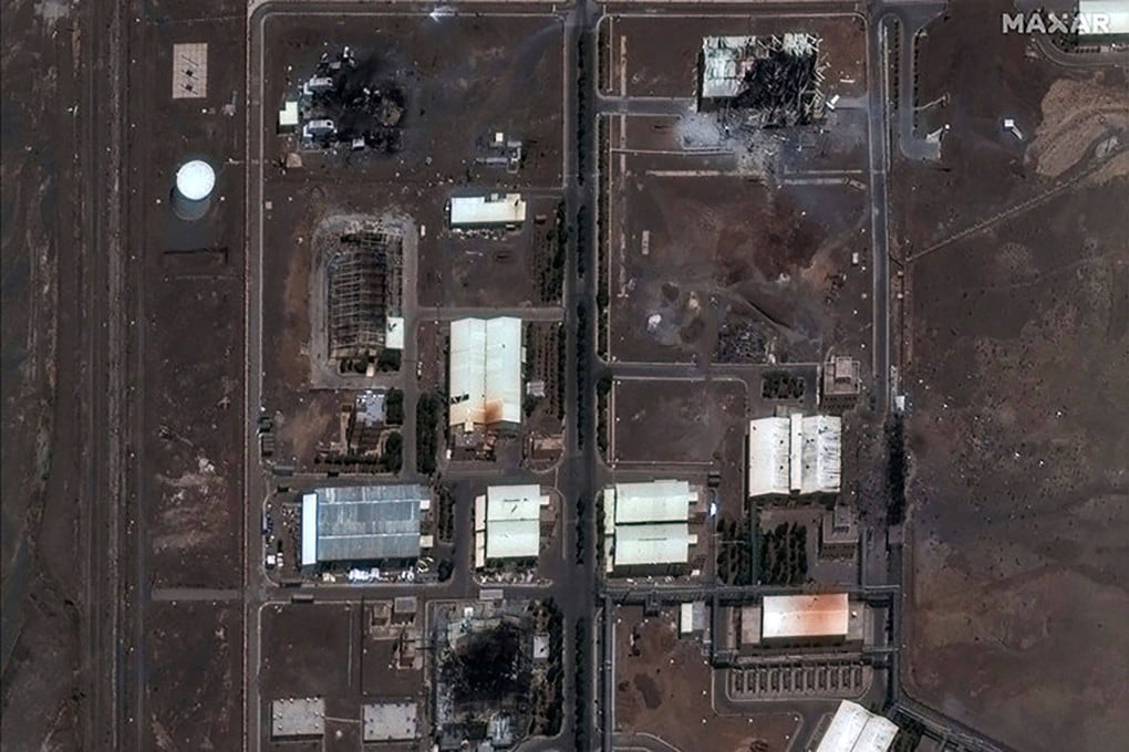 Natanz nuclear facilities near Ahmadabad in Iran, after an Israeli strike in June. Photo: AFP/Satellite image ©2025 Maxar Technologies