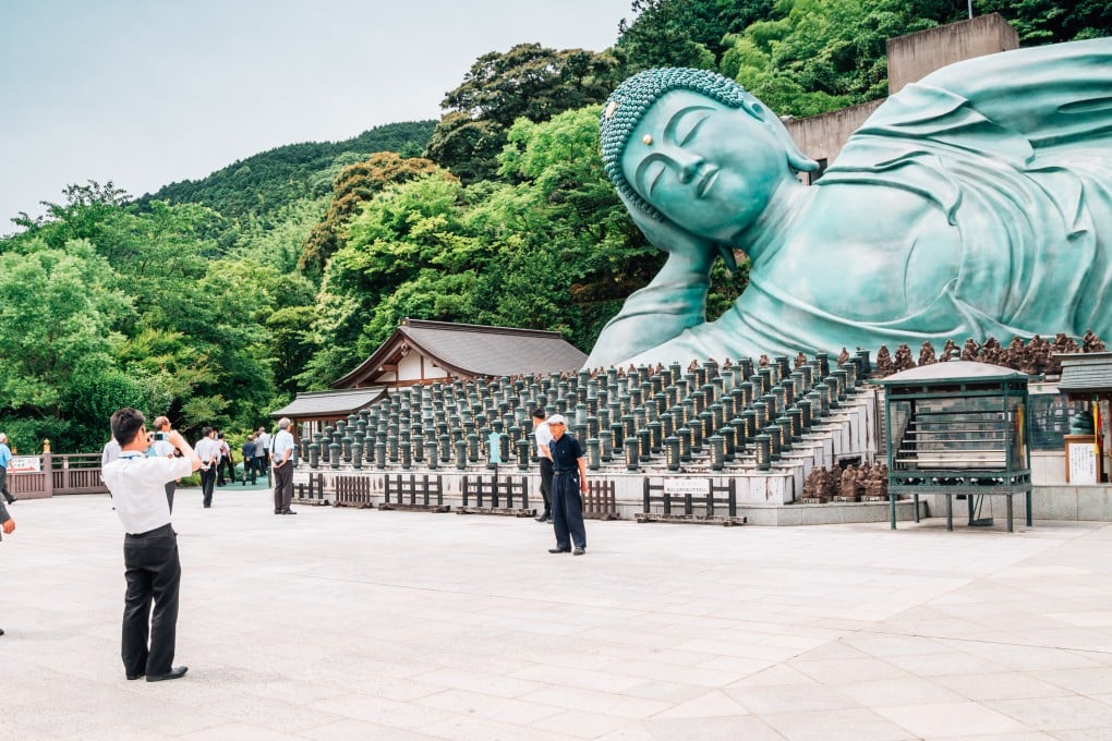 Nanzoin temple in Fukuoka prefecture, known for its 41-metre long reclining Buddha statue, has been charging foreign visitors since May. Photo: Shutterstock