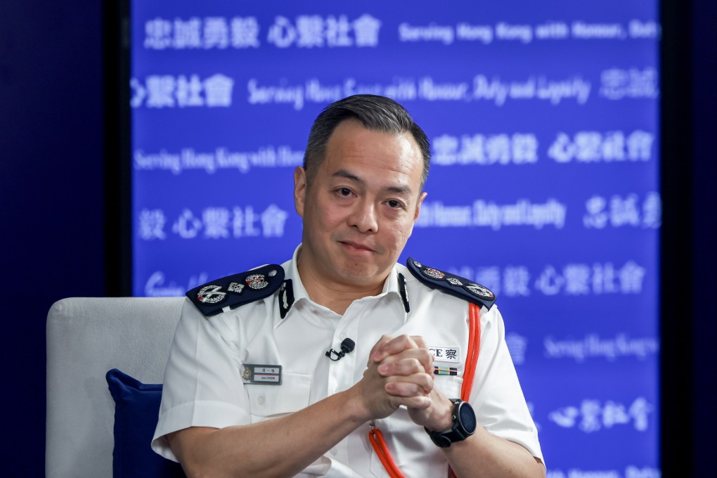 Commissioner of Police Joe Chow made community policing one of his four strategic directions upon taking office in April. Photo: Nora Tam