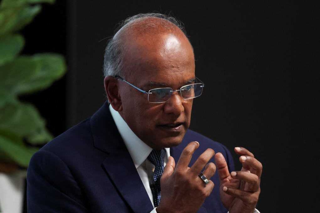 Coordinating Minister for National Security K Shanmugam says Singapore is facing an advanced persistent cyberthreat from a group called UNC3886. Photo: Reuters