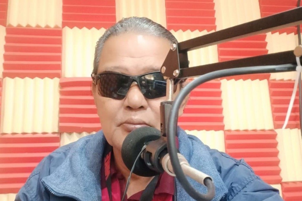 Erwin Labitad Segovia, 63, a broadcaster for Radio WOW FM. Photo: Facebook/Erwin LabitadPapas Segovia