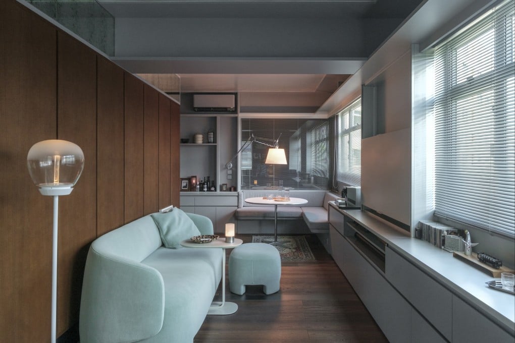 The living area of a Hong Kong flat designed by Gary Chang of the Edge Design Institute. Photo: Christie Chau