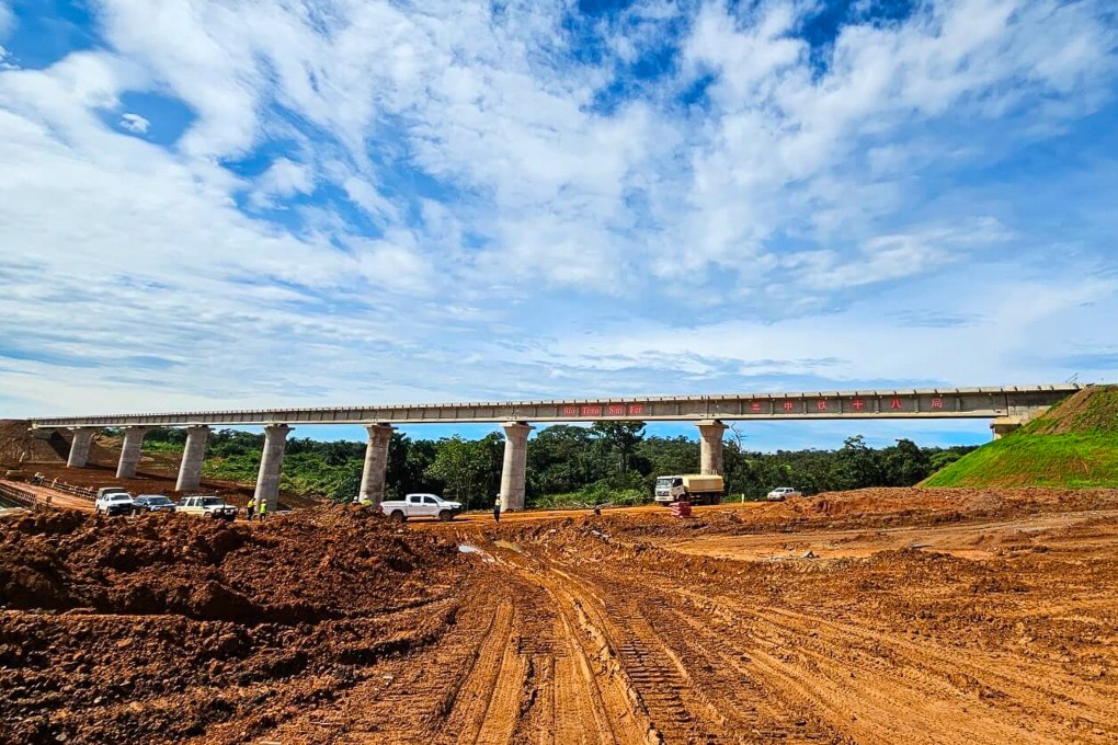 New railway infrastructure will allow iron ore to be transported from the Simandou mine to the global market. Photo: Handout