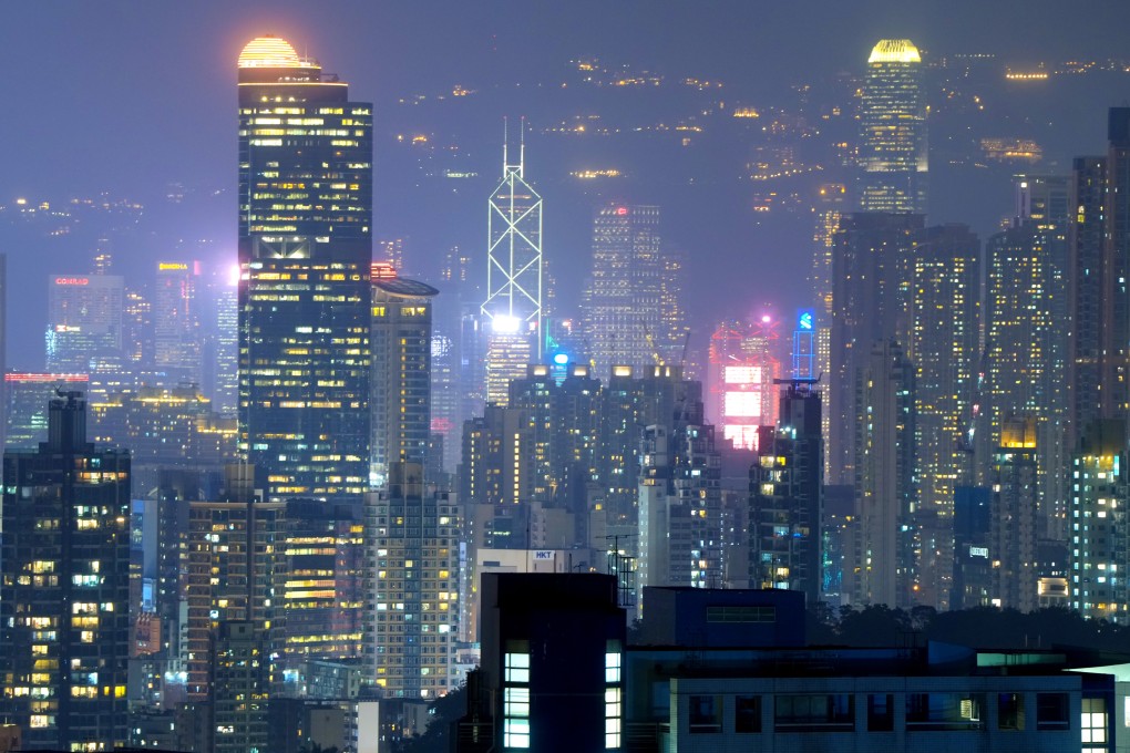 A night view of Hong Kong taken from Lung Cheung Road Lookout on November 27, 2023. Photo: Sam Tsang