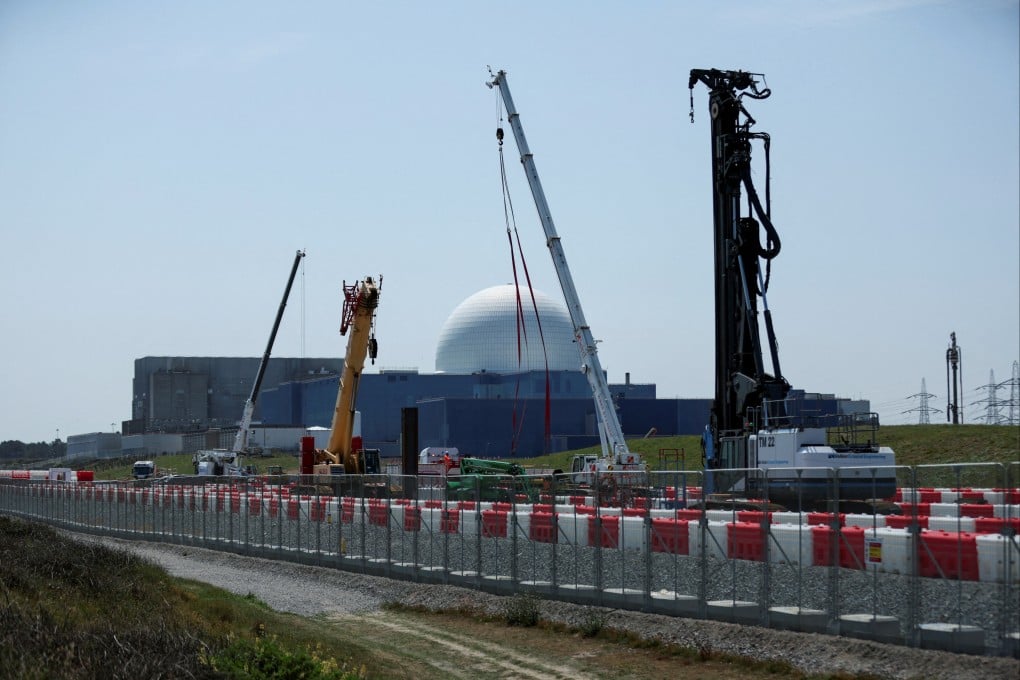 Construction works on the site of the new Sizewell C nuclear power plant. Photo: Reuters