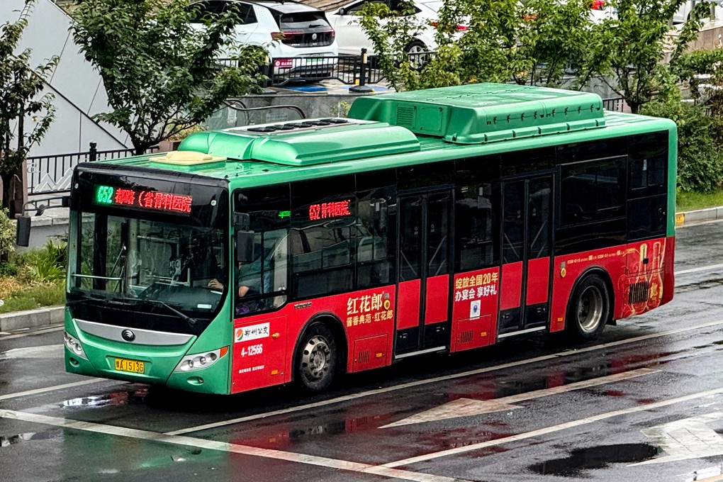 In China’s Henan province, the Zhengzhou Public Transport Group is embracing a “bus-plus-logistics” business model in the face of mounting losses. Photo: SCMP