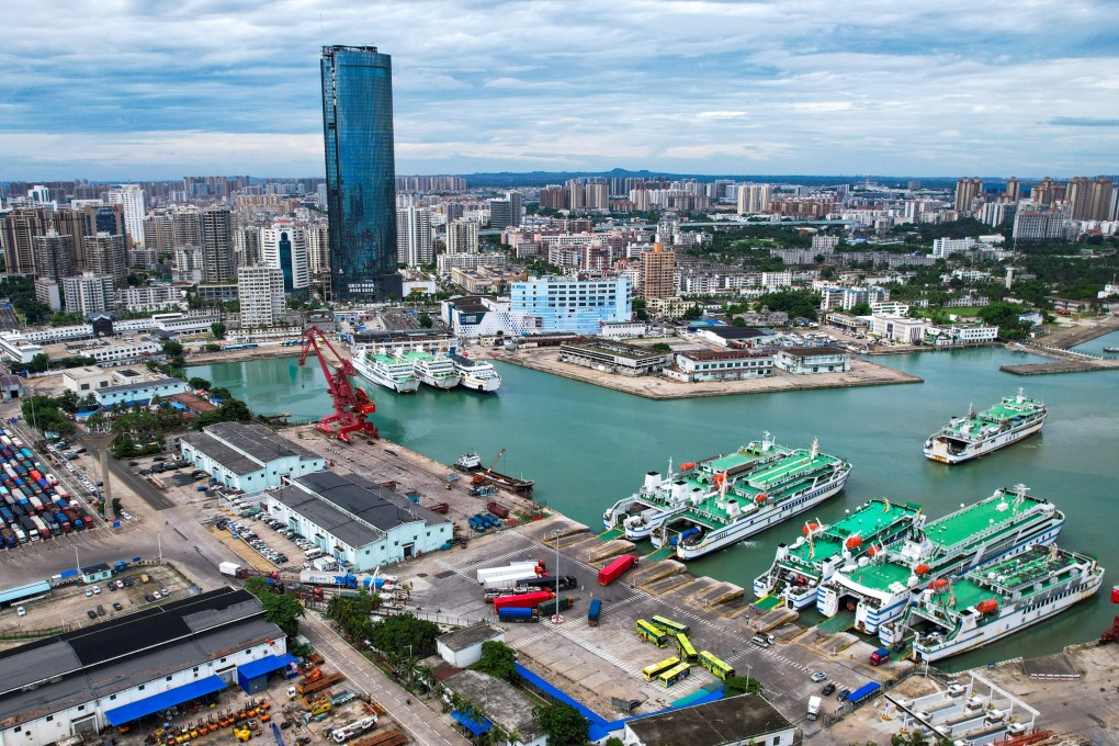 Xiuying Port in Haikou, the capital of south China’s Hainan province, on Tuesday. Photo: Xinhua