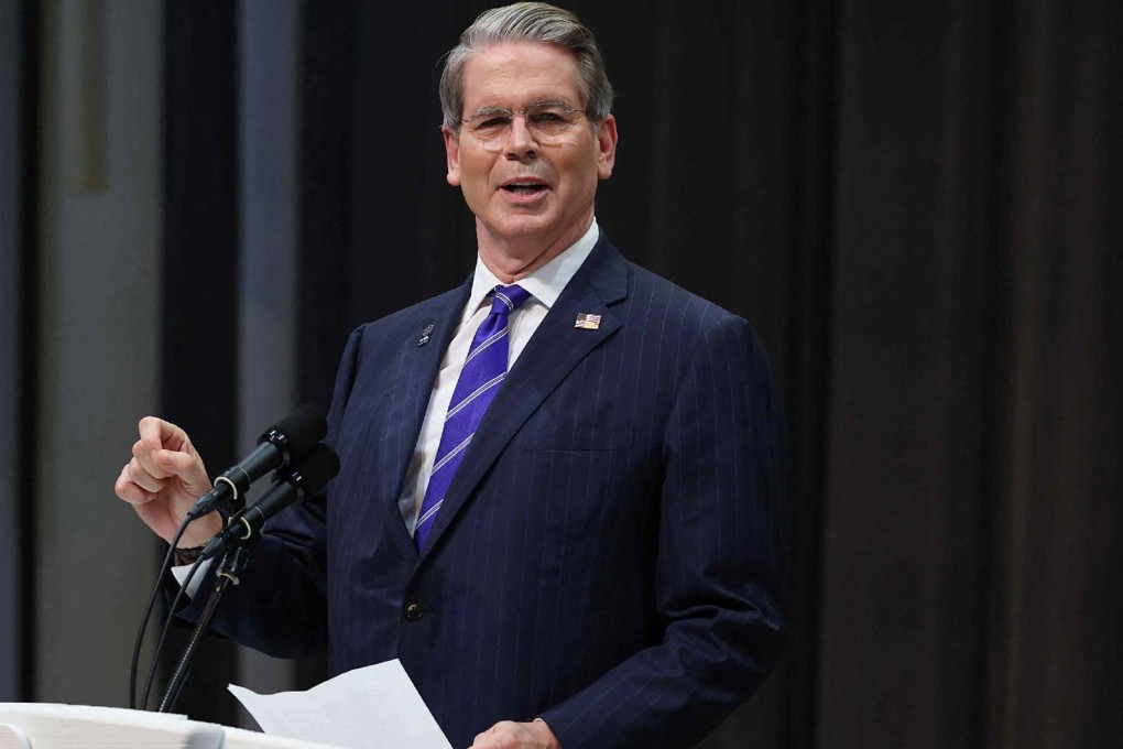 US Treasury Secretary Scott Bessent said on Tuesday that he would be holding trade negotiations with Chinese officials in Stockholm, Sweden next week. Photo: JIJI Press via AFP