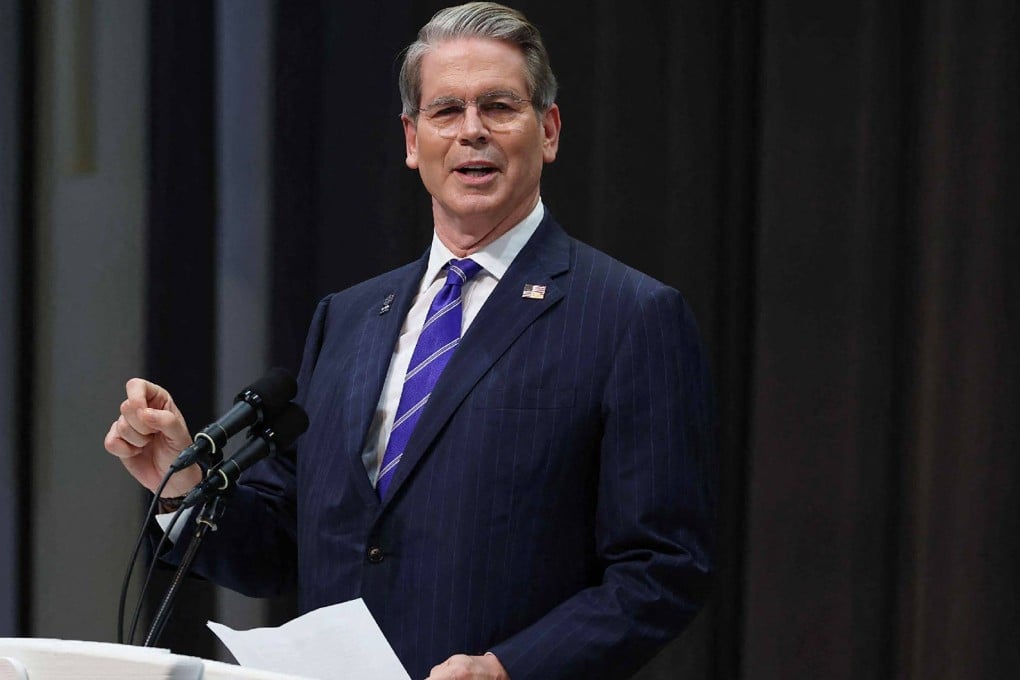 US Treasury Secretary Scott Bessent said on Tuesday that he would be holding trade negotiations with Chinese officials in Stockholm, Sweden next week. Photo: JIJI Press via AFP