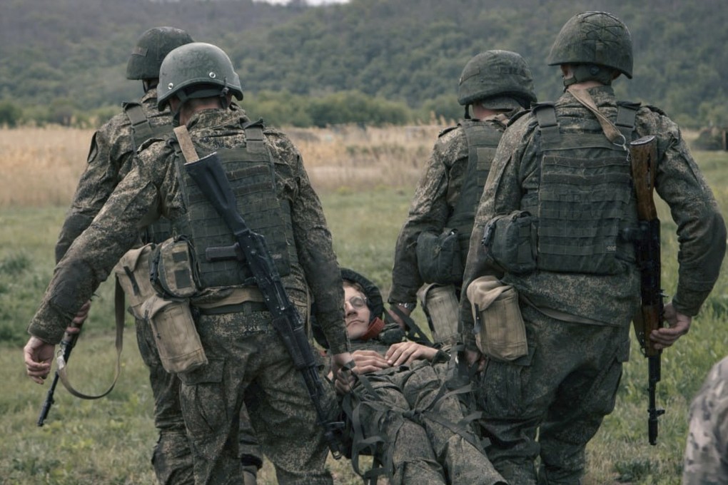 Russian soldiers during tactical medical training at an undisclosed location in Ukraine. Photo: Russian Defence Ministry via AP