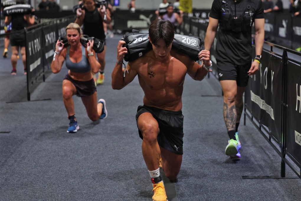 South Korean athlete Hong Beom-seok competes during the Hyrox Open Asian Championships at the AsiaWorld-Expo in Hong Kong in 2024. He will be competing again at this year’s event. Photo: Edmond So