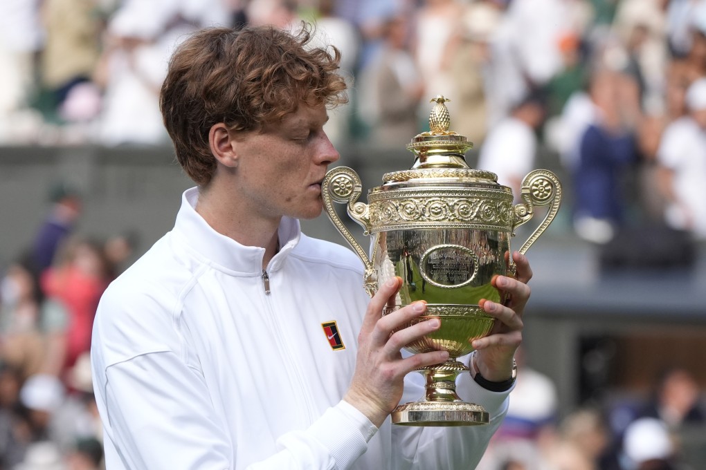 Italian world No 1 Jannik Sinner beat Spain’s Carlos Alcaraz to win Wimbledon earlier this month. Photo: dpa