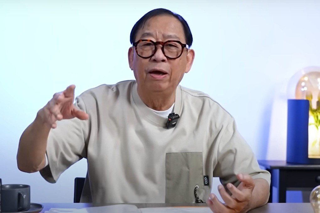 Peter Lai is seen in a still from the YouTube talk show Jiu Xi Mi Ji, which he is currently hosting. The show goes out every Thursday and is organised by Hong Kong entertainment company WSM Music HK. Photo: YouTube/WSM Music HK