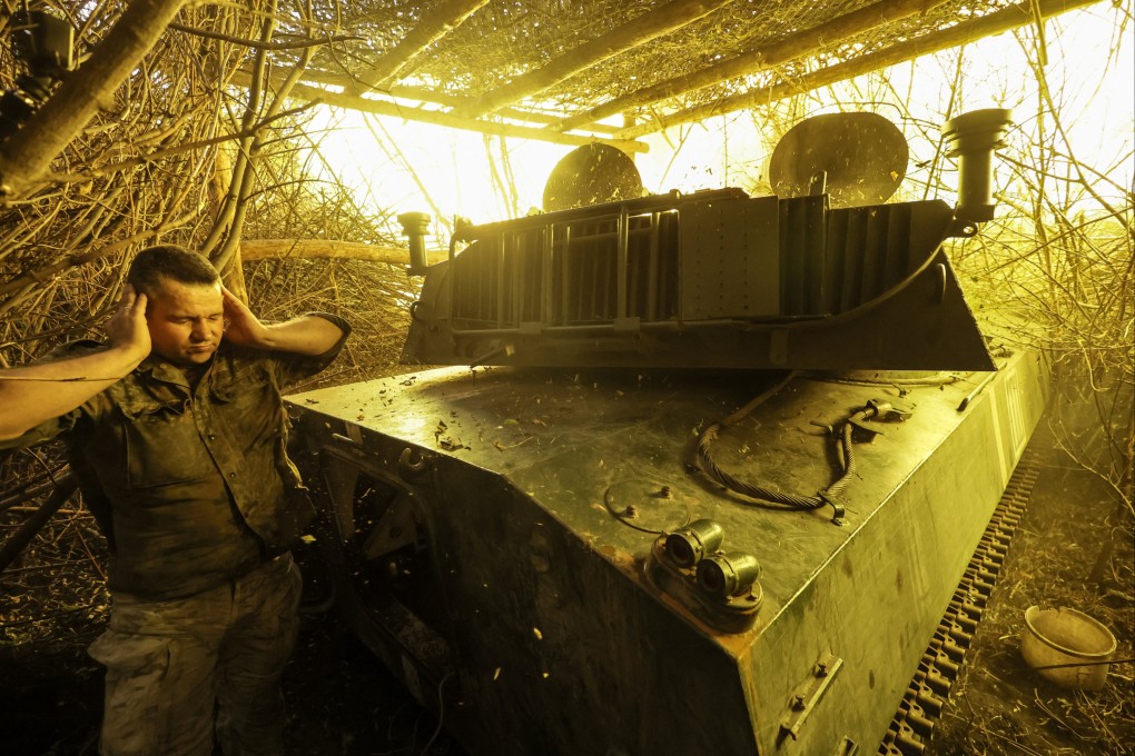 Ukrainians fire a self-propelled howitzer towards Russian troops in Donetsk region, Ukraine. Photo: 24th King Danylo Separate Mechanized Brigade of the Ukrainian Armed Forces via Reuters