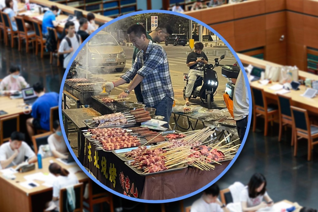 A university in China is planning to launch the country’s first barbecue research institute. Photo: SCMP composite/Shutterstock/RedNote