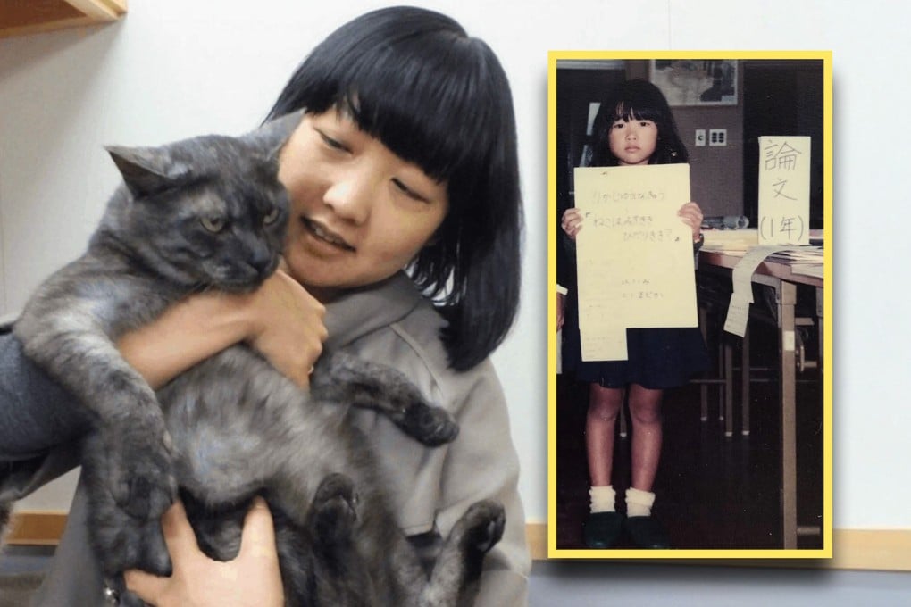 A Japanese PhD researcher has shared a paper on cat paw dominance she wrote as a child, sparking much interest and praise online. Photo: SCMP composite/note.com/QQ.com