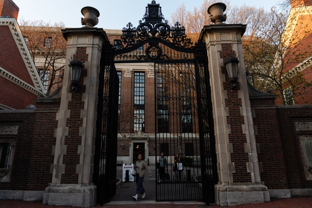 People leave the Harvard University campus in April. Photo: TNS