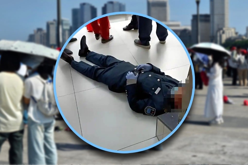 The family of a security guard in China who died after arriving early for his shift in a workplace with no air conditioning in sweltering weather has been denied compensation by his employer. Photo: SCMP composite/Shutterstock/Baidu