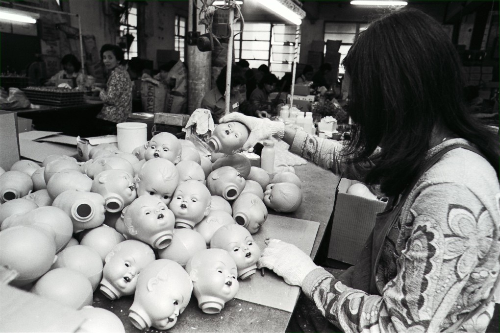 Doll heads are sorted at the Kader factory in 1973. Photo: SCMP Archives