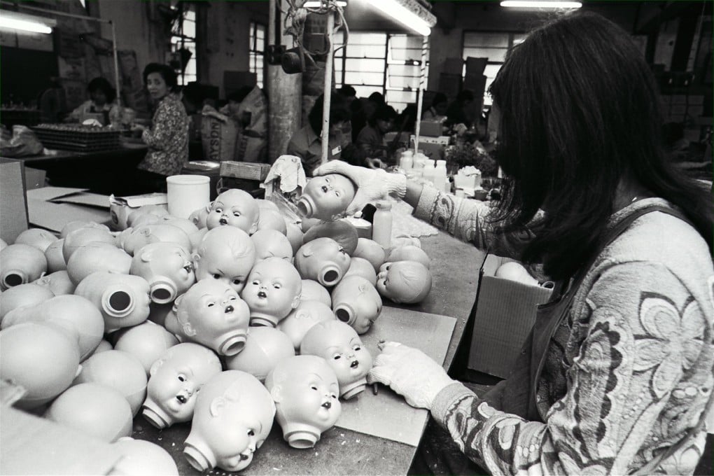 Doll heads are sorted at the Kader factory in 1973. Photo: SCMP Archives