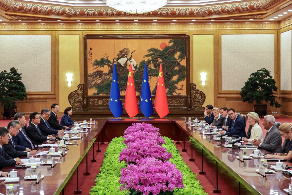 The EU and China found some common ground at Thursday’s summit. Photo: AFP