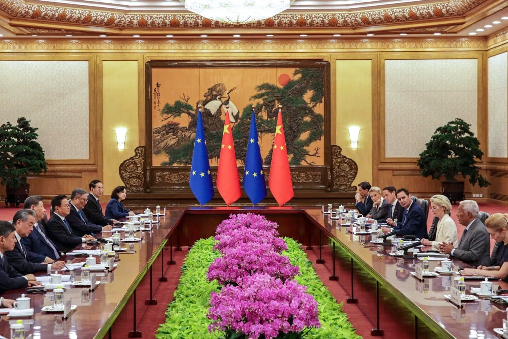 The EU and China found some common ground at Thursday’s summit. Photo: AFP