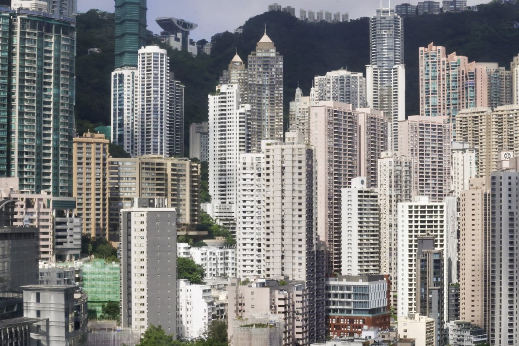 View of the Mid-Levels from Two Pacific Place in Admiralty. Photo: Jonathan Wong