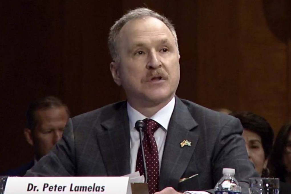 Peter Lamelas during his Senate confirmation hearing in Washington on Tuesday. Image: US Senate Foreign Relations Committee
