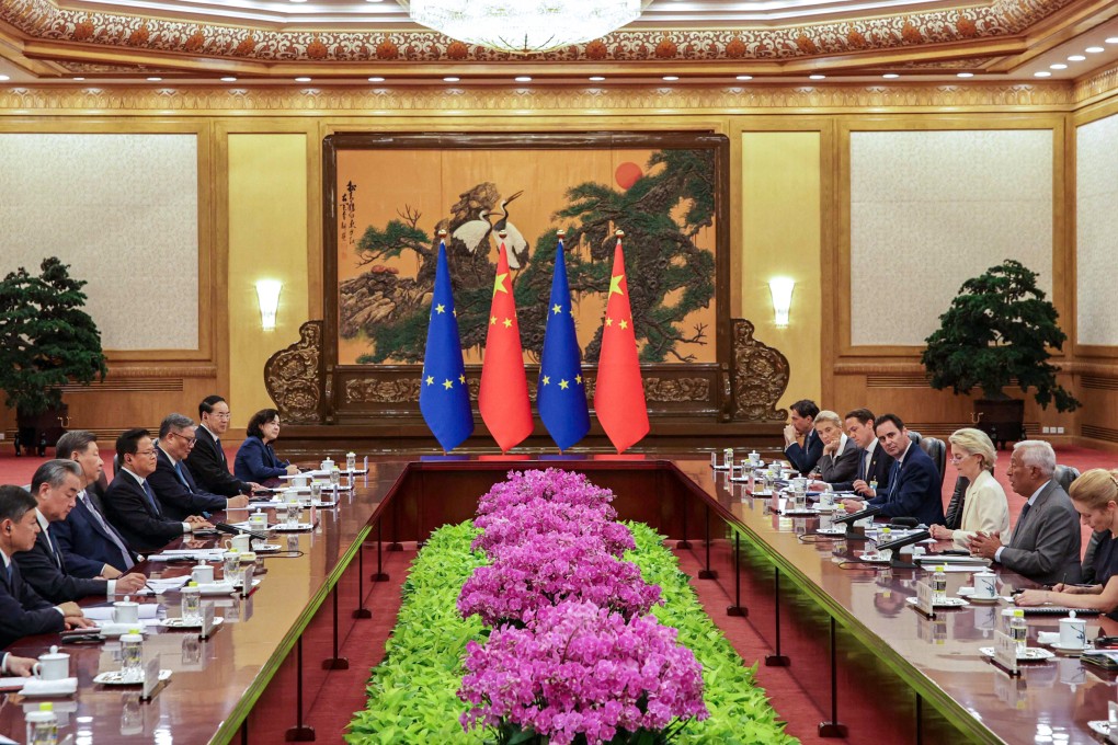 The EU and China found some common ground at Thursday’s summit. Photo: AFP