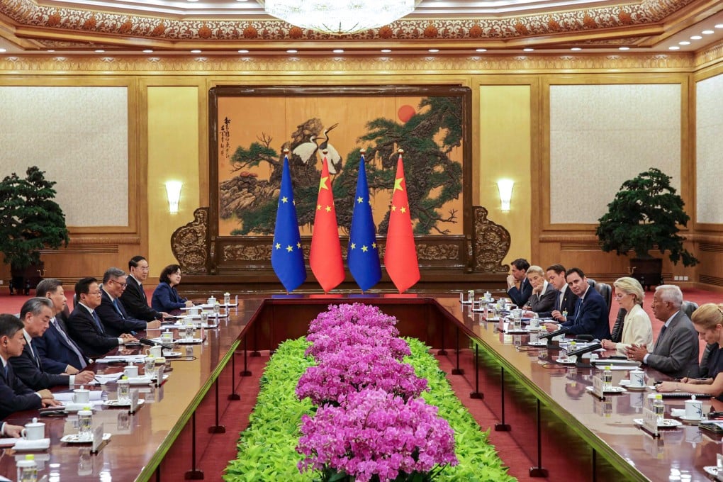 The EU and China found some common ground at Thursday’s summit. Photo: AFP